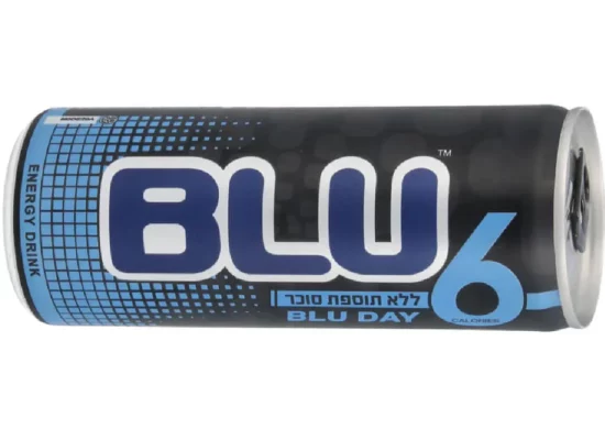 blu 6 - משקה אנרגיה בלו 6 קלוריות