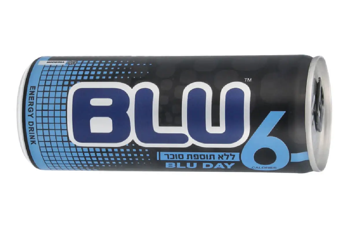 blu 6 - משקה אנרגיה בלו 6 קלוריות