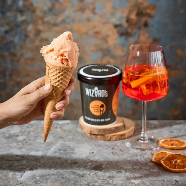 וויזארדס גלידה אלכוהולית בטעמים