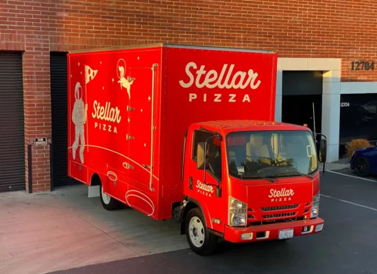 משאית פיצה ניידת ואוטומטית של סטלר פיצה