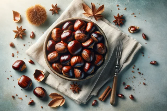 איך לקלות ערמונים בבית