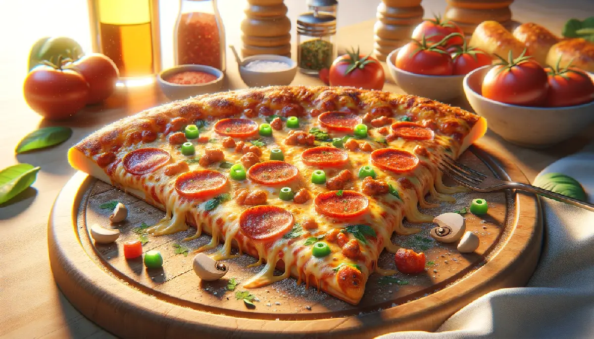 כמה קלוריות יש במשולש פיצה?