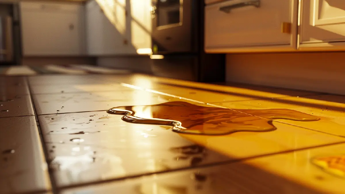 איך לנקות שמן מהרצפה במטבח