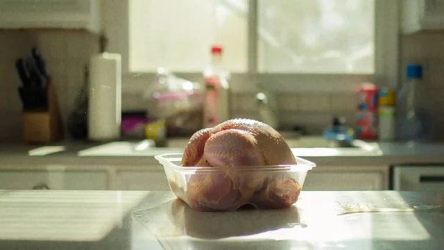 אחסון עוף טרי במקרר הביתי