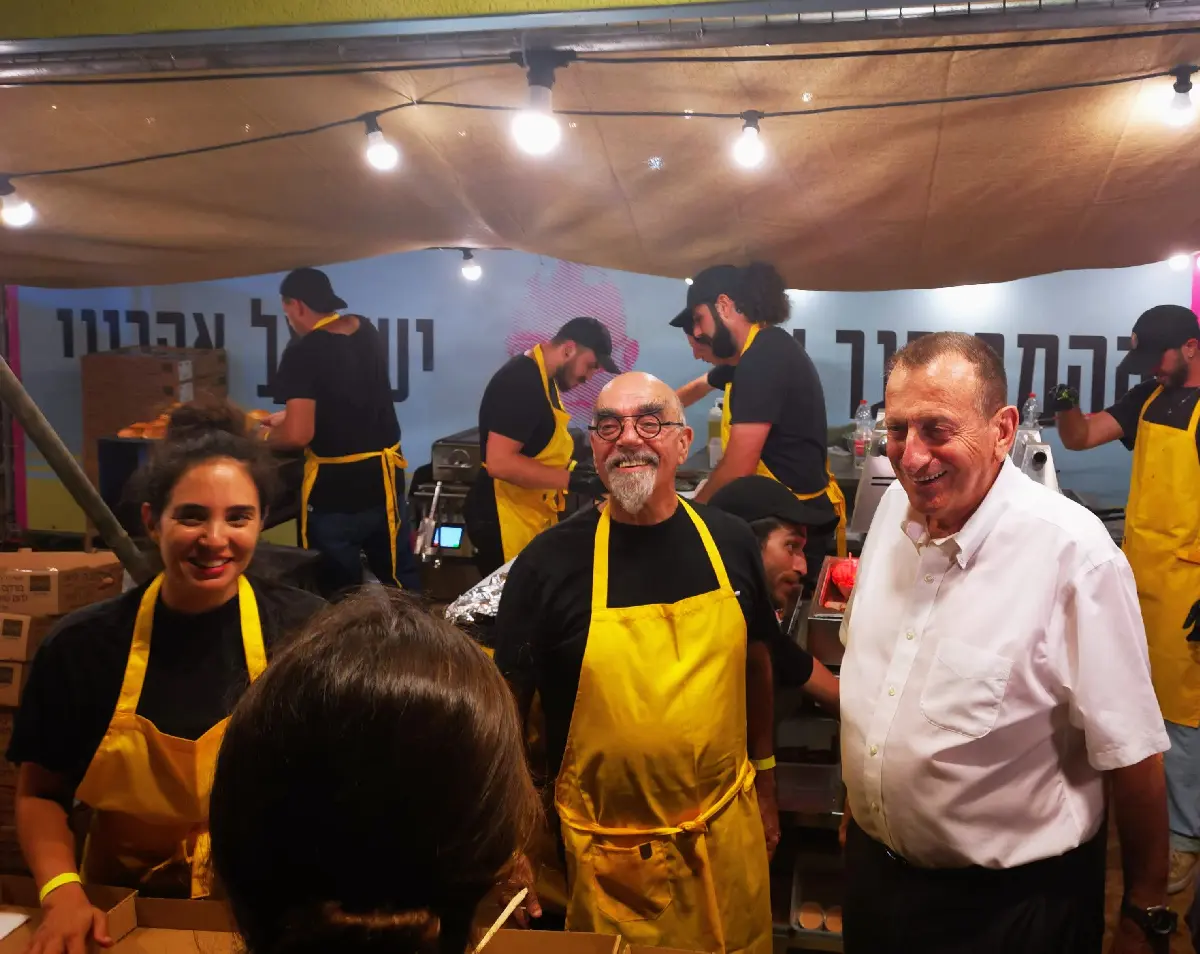 שף ישראל אהרוני בפסטיבל תל אביב EAT