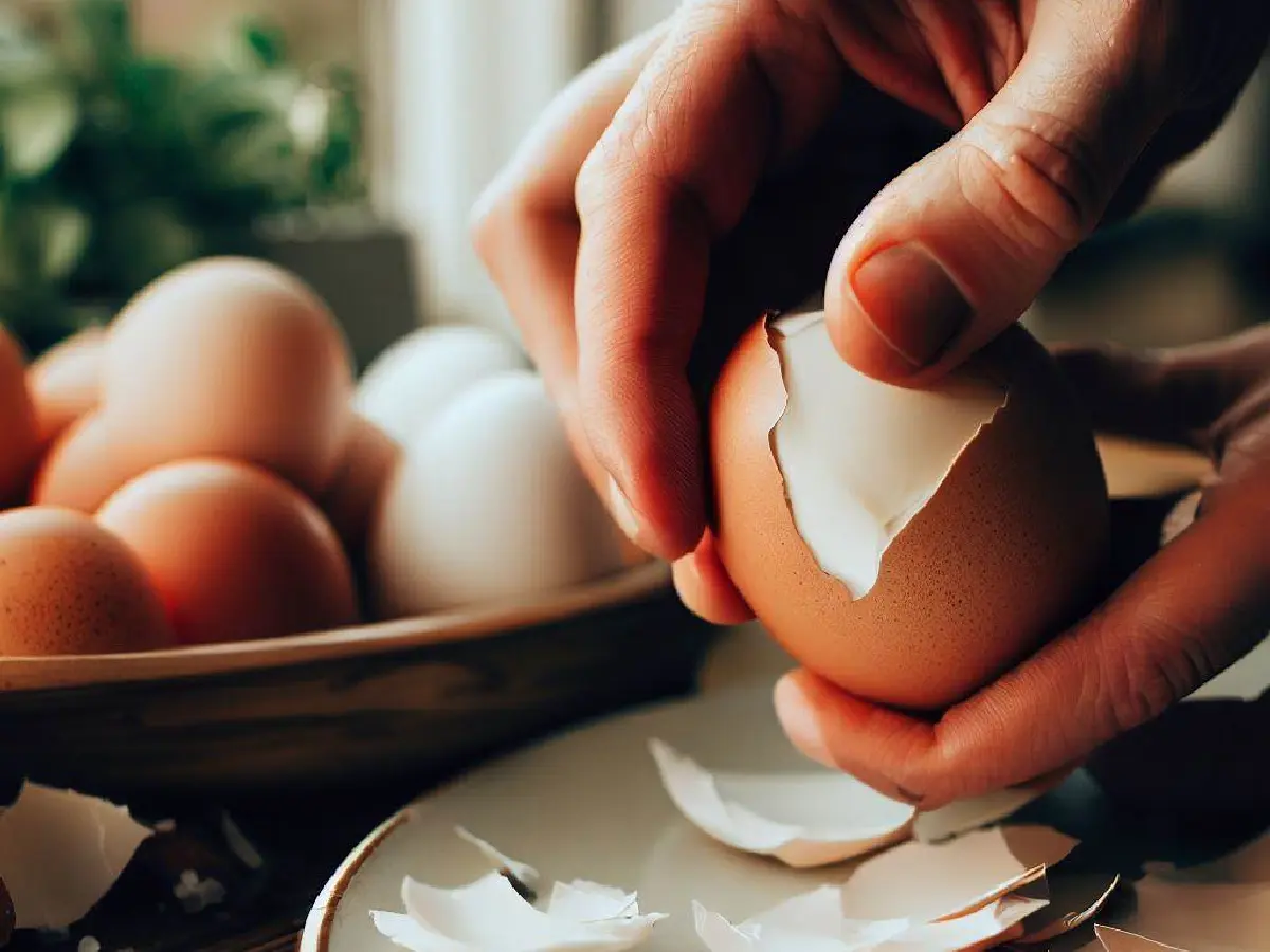 איך לקלף ביצה קשה