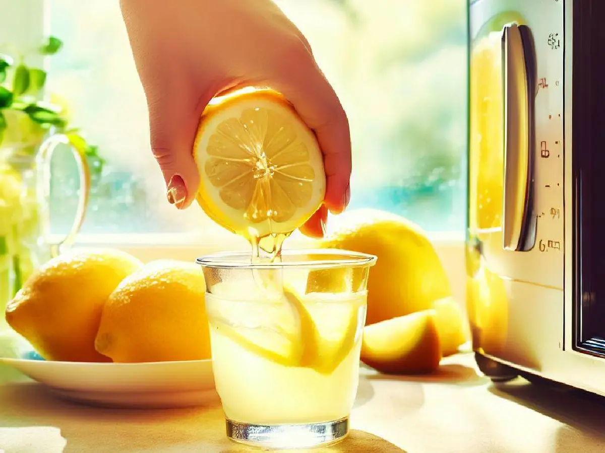 איך לסחוט מיץ לימון טרי בעזרת המיקרוגל