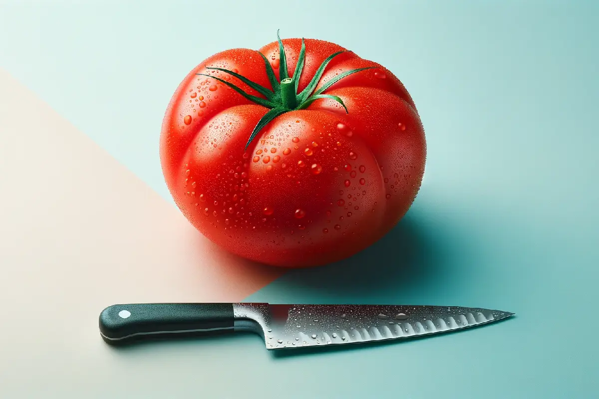 איך לחתוך עגבנייה כמו מקצוענים