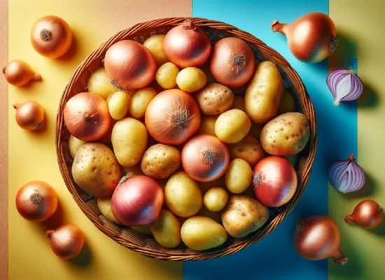 למה אסור לאחסן תפוחי אדמה ובצל יחד