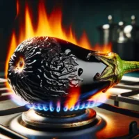 טעם של בית: איך לקלות חציל על הכיריים כמו מקצוענים