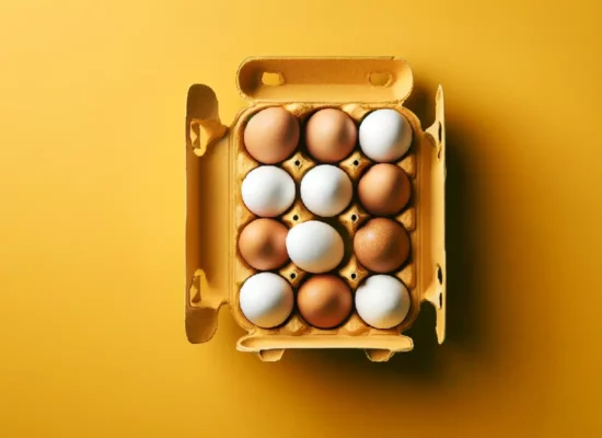 איך לאחסן ביצים במקרר