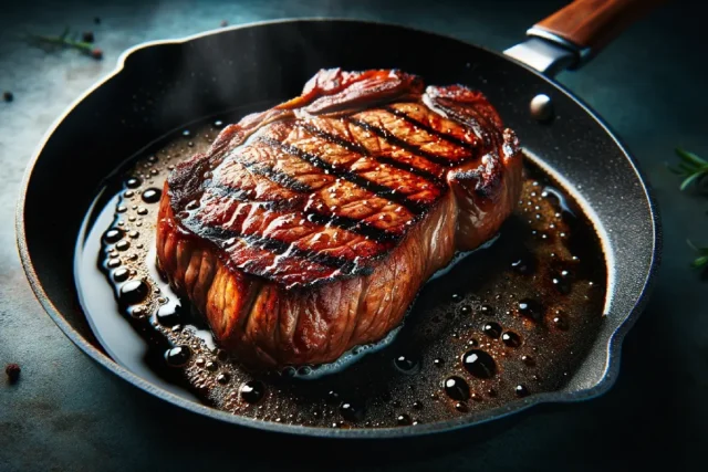 להפוך סטייק פעם אחת או יותר?