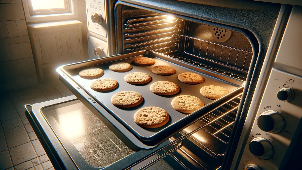 עוגיות שטוחות בתנור