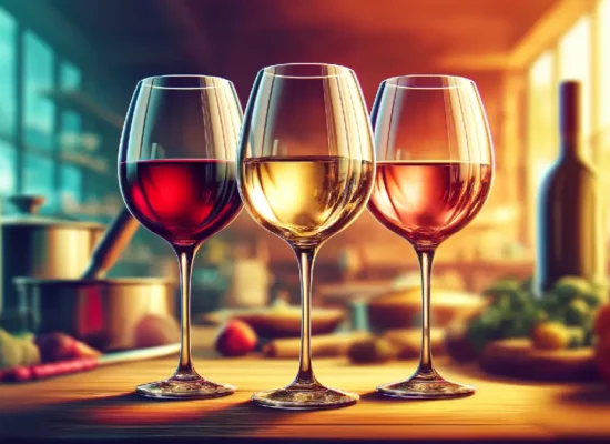 בישול עם יין והתאמה למנות