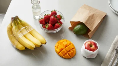 אחסון פירות במטבח - על השיש או במקרר?