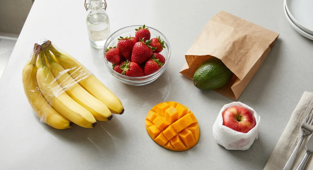 אחסון פירות במטבח - על השיש או במקרר?