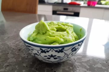 קערת גווקאמולי ביתי