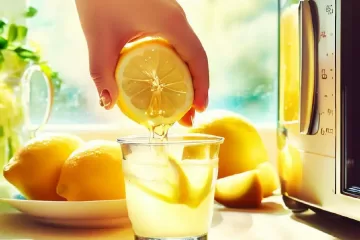 איך לסחוט מיץ לימון טרי בעזרת המיקרוגל