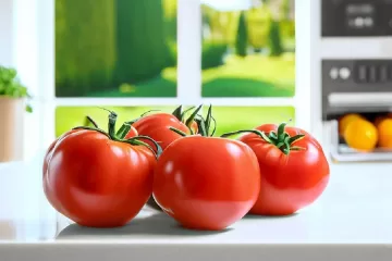 קילוף עגבניות במיקרוגל